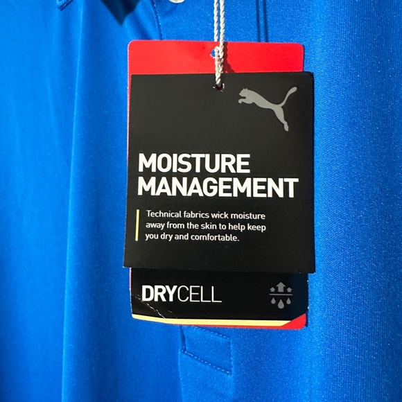 NWT Puma || Mens blue Polo Size 3 Xl - Picture 8 of 13